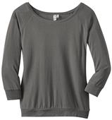 District Made Ladies Modal Blend 3/4-Sleeve Raglan