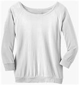District Made Ladies Modal Blend 3/4-Sleeve Raglan
