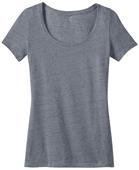 District Made Ladies' Textured Scoop Tee Shirts