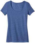 District Made Ladies' Textured Scoop Tee Shirts