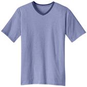 District Made Men's Mini Stripe Notch Crew Tee