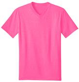 District Juniors Pink Concert V-Neck Tee Shirts