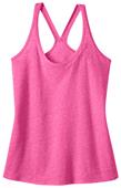 District Juniors Tri-Blend T-Back Pink Tank Shirt