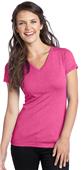 District Juniors Tri-Blend Heathered Pink T-Shirts