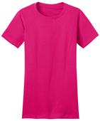District Juniors Pink Cotton Concert Tee Shirts