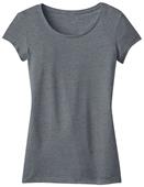 District Juniors Textured Girly Crew Tee Shirts