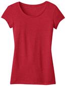District Juniors Textured Girly Crew Tee Shirts