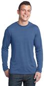 District Young Mens Textured Long Sleeve Tee Shirt