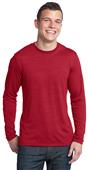 District Young Mens Textured Long Sleeve Tee Shirt