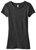 District Juniors Slub Cap Sleeve Crew Tee Shirt