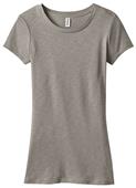 District Juniors Slub Cap Sleeve Crew Tee Shirt