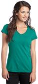 District Juniors Slub V-Neck Tee Shirts