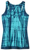 District Juniors Tie-Dye Racerback Tank Top Shirt