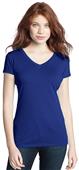 District Juniors Modal Blend Double V-Neck Tee