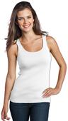 District Juniors 1x1 Rib Tank Top Shirts