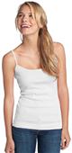 District Juniors 1x1 Rib Spaghetti Strap Tank