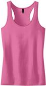 District Juniors 60/40 Racerback Pink Tank Shirts