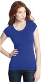District Juniors Cotton/Spandex Banded Raglan