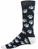 Red Lion Trails Paw Print Crew Socks Red Lion Trails Paw Print Crew Socks