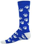 Red Lion Trails Paw Print Crew Socks Red Lion Trails Paw Print Crew Socks