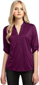 Ogio Women's Crush Solid Color Henley Shirts
