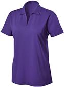 Holloway Ladies Adapt Solid V-Neck Polo Shirts