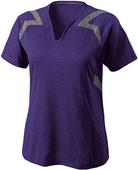 Holloway Ladies Fusion Heathered V-Neck Shirts