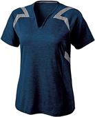 Holloway Ladies Fusion Heathered V-Neck Shirts
