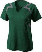 Holloway Ladies Fusion Heathered V-Neck Shirts