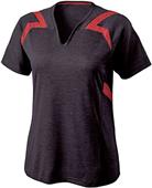 Holloway Ladies Fusion Heathered V-Neck Shirts