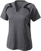 Holloway Ladies Fusion Heathered V-Neck Shirts
