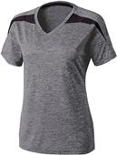 Holloway Ladies Ballistic Heathered V-Neck Shirts