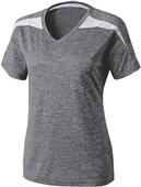 Holloway Ladies Ballistic Heathered V-Neck Shirts