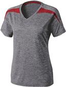 Holloway Ladies Ballistic Heathered V-Neck Shirts