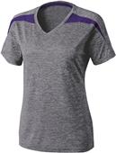 Holloway Ladies Ballistic Heathered V-Neck Shirts