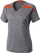 Holloway Ladies Ballistic Heathered V-Neck Shirts