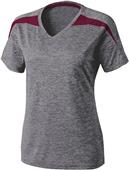 Holloway Ladies Ballistic Heathered V-Neck Shirts