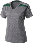 Holloway Ladies Ballistic Heathered V-Neck Shirts