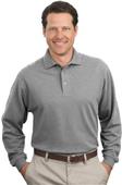 Port & Company Adult Long Sleeve Pique Polos