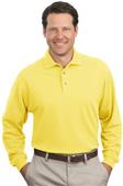 Port & Company Adult Long Sleeve Pique Polos