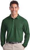 Port & Company Adult Long Sleeve Silk Touch Polos