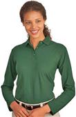 Port & Company Ladies Long Sleeve Silk Touch Polos