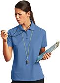 Paragon Women's Solid Mesh Polo Shirts