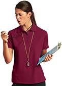 Paragon Women's Solid Mesh Polo Shirts
