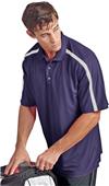 Paragon Adult Contrast Sleeve Stripes Polo Shirts