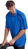 Paragon Adult Contrast Sleeve Stripes Polo Shirts