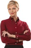Van Heusen Ladies Long Sleeve Blended Oxford Shirt Van Heusen Ladies Long Sleeve Blended Oxford Shirt