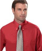 Van Heusen Men's Silky Poplin Button Up Shirts