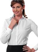Van Heusen Ladies' Silky Poplin Button Up Shirts
