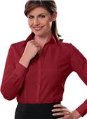Van Heusen Ladies' Silky Poplin Button Up Shirts